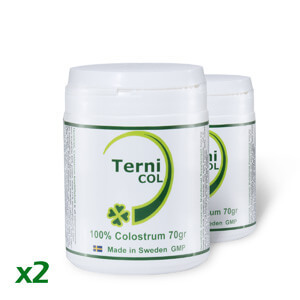 2-Pack TerniCOL 100% Colostrum - 70gr Pulver