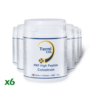 6-PACK TerniCOL PRP High Peptide (Immulox) 70 gr Pulver