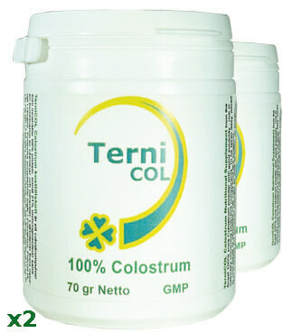 2-Pack TerniCOL 100% Colostrum - 70gr Pulver