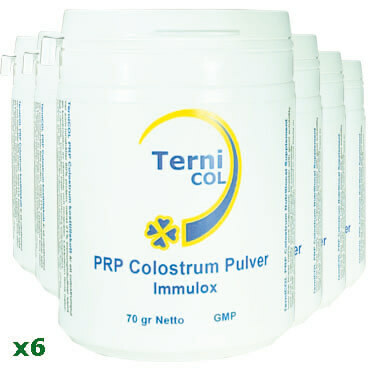 6-PACK TerniCOL PRP High Peptide (Immulox) 70 gr Pulver