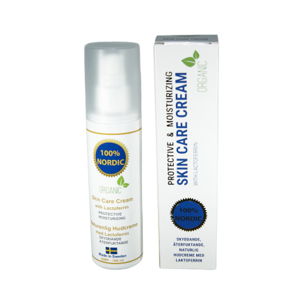 2-PACK - 100% NORDIC - Naturenlig Hudcreme med Lactoferrin 100 ml