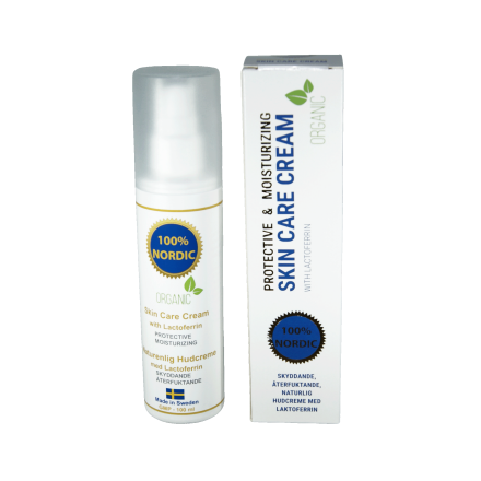 2-PACK - 100% NORDIC - Naturenlig Hudcreme med Lactoferrin 100 ml