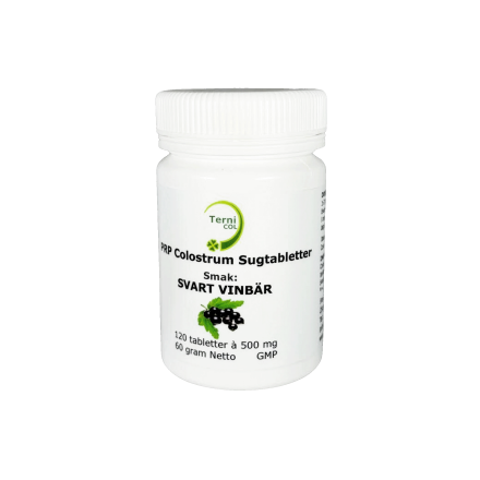 2-Pack TerniCOL PRP Colostrum, Sv. Vinb�r 120 st Sugtabletter